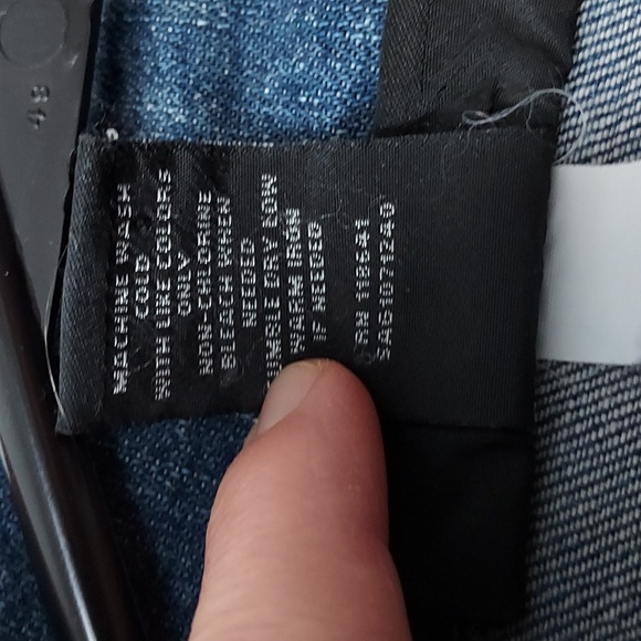 Lane Bryant mid half Jean jacket 18 blue - Picture 7 of 10